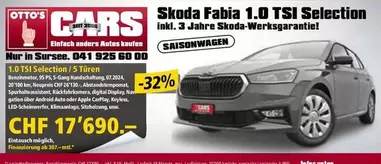 Fabia 1.0 TSI Selection