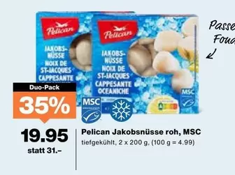 Jakobsnüsse roh, MSC