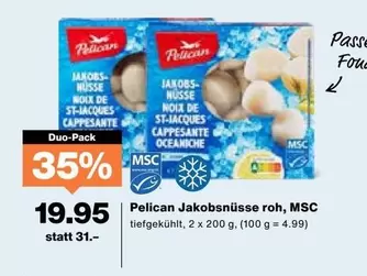 Jakobsnüsse roh, MSC