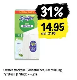 Swiffer - trockene Bodentücher, Nachfüllung