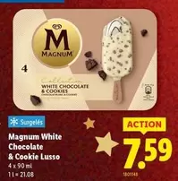 Magnum - White Chocolate & Cookie Lusso