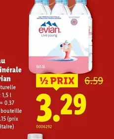 Evian - Eau minérale Naturelle