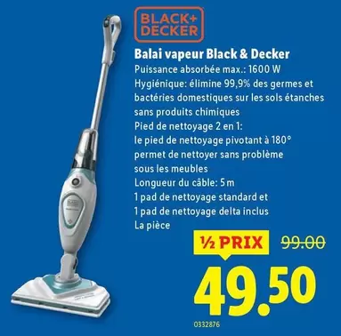 Delta - Balai vapeur