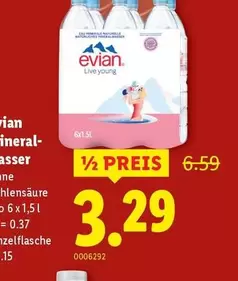 Evian - Mineral-wasser