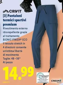 Stretch - [3] Pantaloni termici sportivi premium