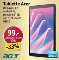 Acer - Iconia A8