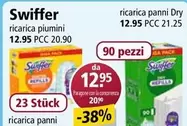 Swiffer - ricarica piumini, ricarica panni Dry, ricarica panni