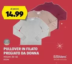 PULLOVER IN FILATO PREGIATO DA DONNA