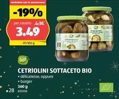 CETRIOLINI SOTTACETO BIO