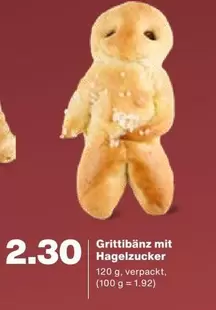 Grittibänz mit Hagelzucker