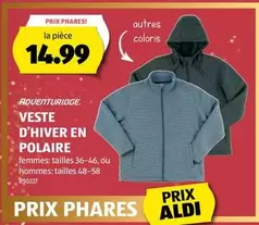 VESTE D'HIVER EN POLAIRE