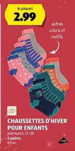 CHAUSSETTES D'HIVER POUR ENFANTS