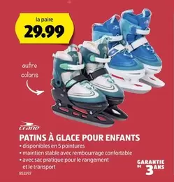 PATINS A GLACE POUR ENFANTS