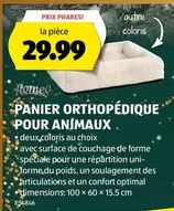 PANIER ORTHOPÉDIQUE POUR ANIMAUX