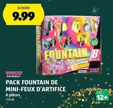 PACK FOUNTAIN DE MINI-FEUX D'ARTIFICE