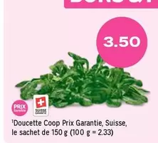 Doucette Coop Prix Garantie, Suisse