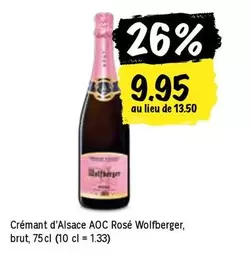 Crémant d'Alsace AOC Rosé