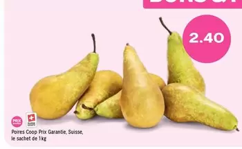 Poires Coop Prix Garantie