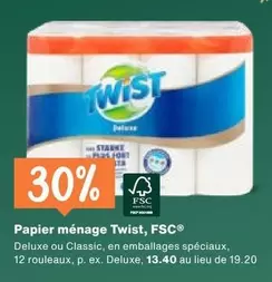 Papier ménage Twist, FSC®