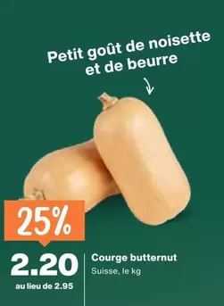 Courge butternut