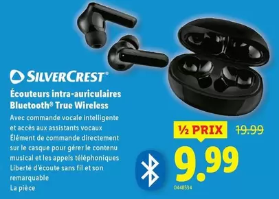 Écouteurs intra-auriculaires Bluetooth® True Wireless