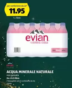 Evian - ACQUA MINERALE NATURALE