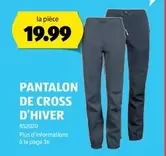 PANTALON DE CROSS D'HIVER