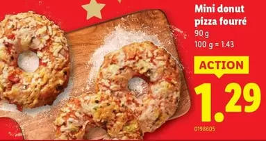 Action - Mini donut pizza fourré