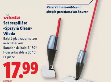 Set serpillère «Spray & Clean»