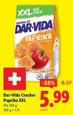 Cracker Paprika XXL