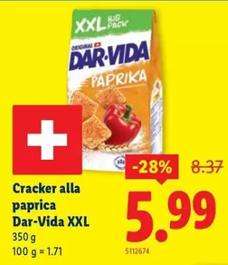 Cracker alla paprica