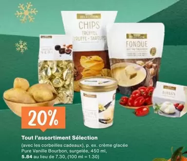 Tout l'assortiment Sélection