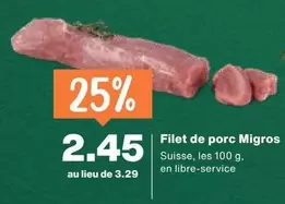 Filet de porc