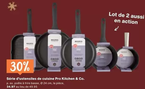 Action - Série d'ustensiles de cuisine