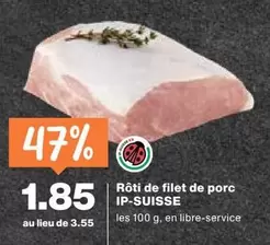 Rôti de filet de porc