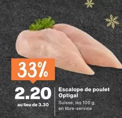 Escalope de poulet