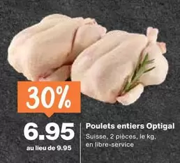Poulets entiers Optigal