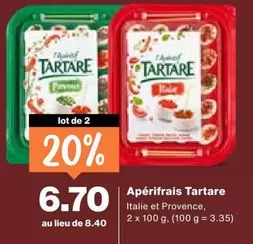 Apérifrais Tartare