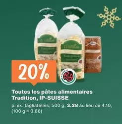 Toutes les pâtes alimentaires