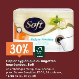Papier hygiénique ou lingettes imprégnées
