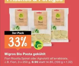 Bio Pasta gekühlt