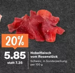 Hobelfleisch vom Rosenstück