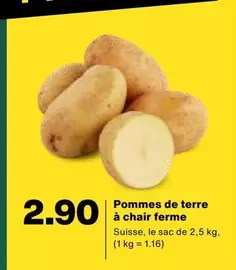 Pommes de terre à chair ferme