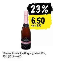 Rosato Sparkling, dry, alkoholfrei