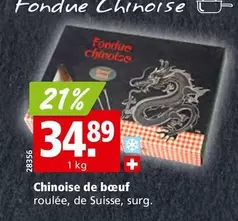 Chinoise de bœuf