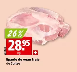 Epaule de veau frais