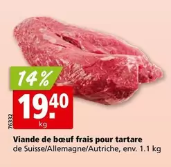 Viande de bœuf frais pour tartare