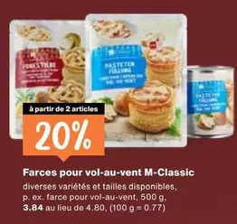 Farces pour vol-au-vent