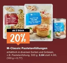 Pastetenfüllungen