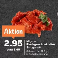 Rindsgeschnetzeltes Stroganoff